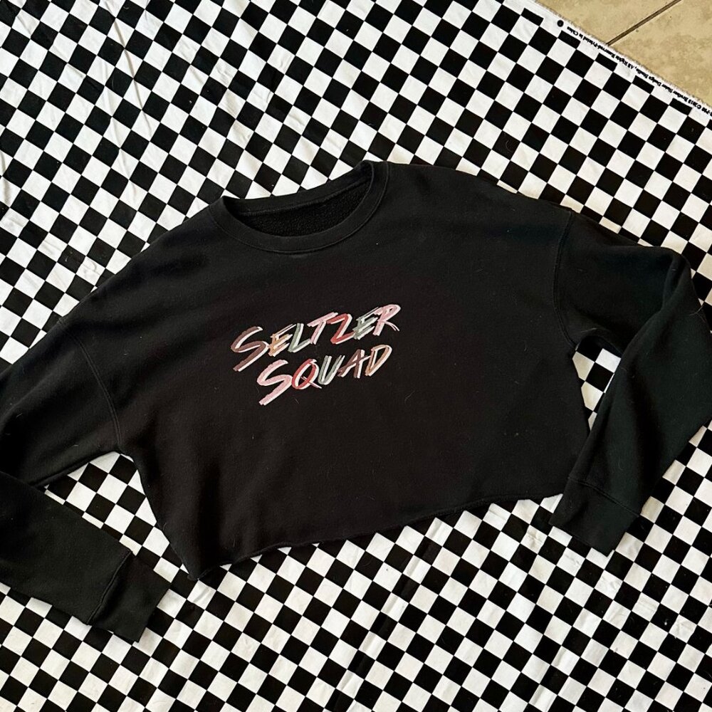 Seltzer Squad Cropped Crewneck